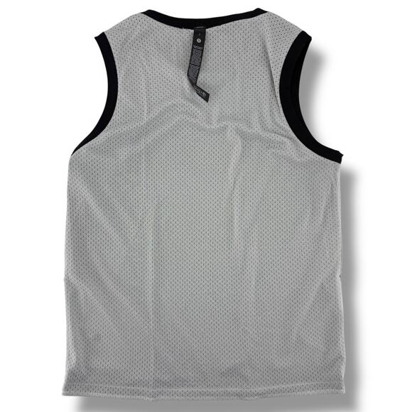 Lululemon Double Layered Mesh Tank Top  Men's Size Small Reversible Black Vapor - Picture 9 of 11